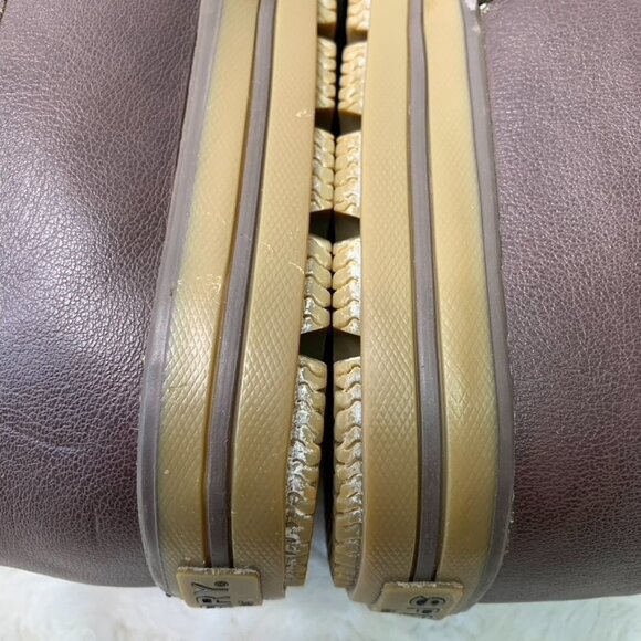 Sperry Men's Fowl Weather Brown Leather & Rubber Chukka Waterproof Boots Size 12 - Picture 9 of 11